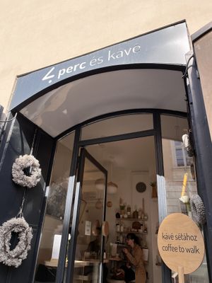 I almost overlooked it  at 4minutes Cafe in Budapest