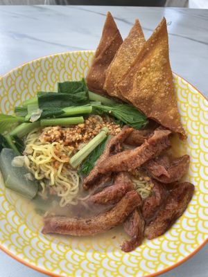 Bamee Moodaeng  at Kaek Kao Kua in Bangkok