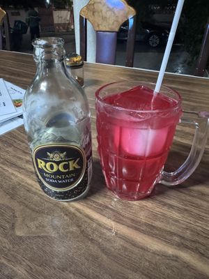 Red soda   at Kaek Kao Kua in Bangkok