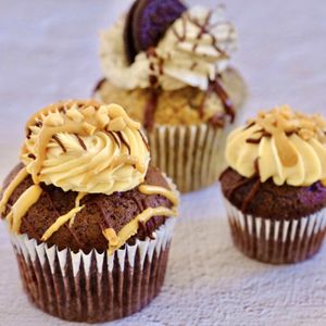 Peanut butter chocolate cupcake  at Baked 180 in Mount Lawley