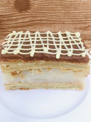 Milhoja vegan  at The Vegan Bakery (formerly Panadería Rocks) in Bogota