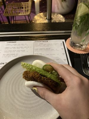 Bao bun at Light Years in Noosa Heads