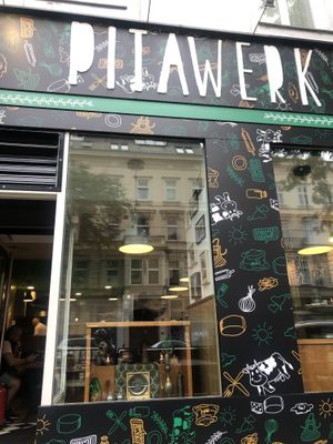 outside  at Pitawerk in Vienna