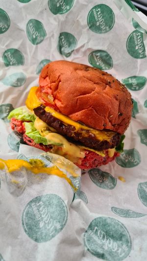 The Future Burger ... sooooo good! at Mr. Vegan Foodbar in Hilversum