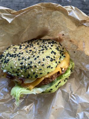 Classic Mr. Vegan Burger at Mr. Vegan Foodbar in Hilversum