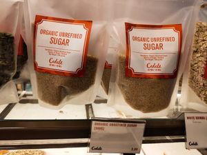 Unrefined sugar at Cedele - Novena Square in Central Singapore