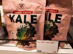 Kale chips at Cedele - Novena Square in Central Singapore
