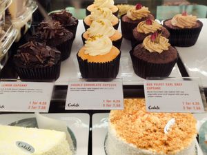 Cupcakes at Cedele - Novena Square in Central Singapore