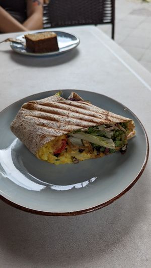 Breakfast burrito at Goodies Berlin - Warschauer in Berlin