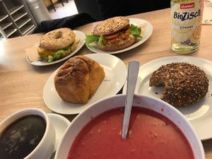 self-chosen menu ;)  at Goodies Berlin - Warschauer in Berlin