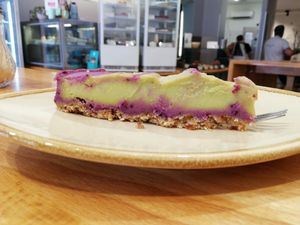 raw vegan cake... So delicious  at Goodies Berlin - Warschauer in Berlin