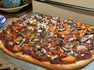 Another creation... at Aver's Pizza in Bloomington