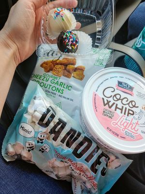 Dandies marshmallows, Kelly's croutons, and Cocowhip at Mashup Market -  BeHive Deli in Denton
