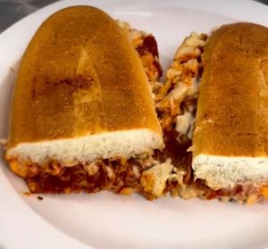 Pizza Grilled Chz- pepperoni, garlic chz, marinara and garlic aioli at Mashup Market -  BeHive Deli in Denton