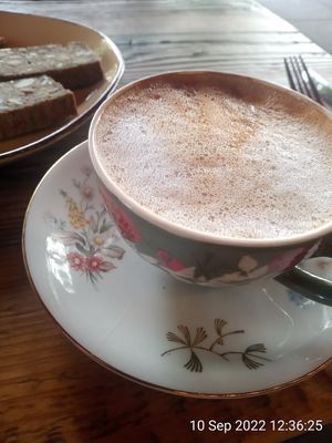 Cappucino at Trivitys in Berlin