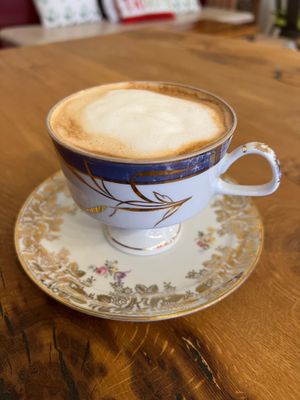 Cappuccino with Coconut milch at Trivitys in Berlin