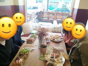 Waffle beetroot, waffle portobello and the other names I forgot hahaha sorry (but was not in the menu anymore anyway)  at Trivitys in Berlin