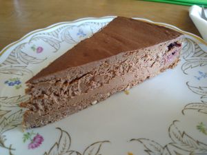 Chocolate gateaux at Trivitys in Berlin