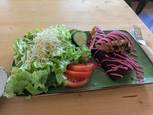 The "Lachs" wrap at Trivitys in Berlin