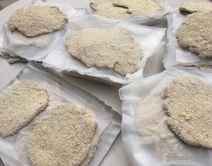 Milanesas de seitan  at Yibuti Vegani in Rosario