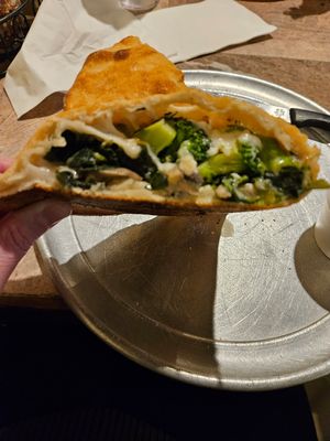 Vegan vegetable stromboli #Veganuary at Ruffino's Italian Kitchen & Pizzeria in Zionsville