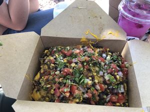 Nachos at Gaia's Garden Cafe in St George