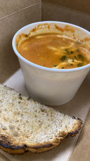 Tomato basil at Gaia's Garden Cafe in St George