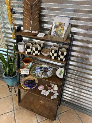 Local art  at Gaia's Garden Cafe in St George