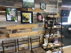 Local art  at Gaia's Garden Cafe in St George