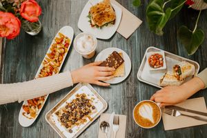 Coffe & Baked Goods at Gaia's Garden Cafe in St George