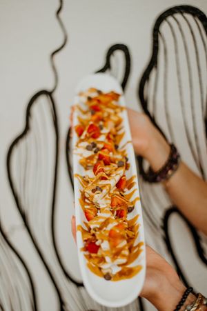 Banana Boat at Gaia's Garden Cafe in St George