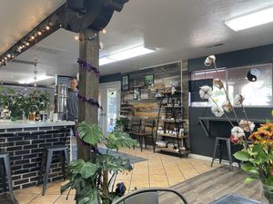 Friendly and cute place - also outdoor seating at Gaia's Garden Cafe in St George