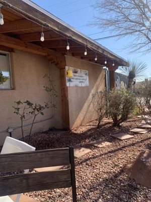 Cute amazing cafe #Veganuary at Gaia's Garden Cafe in St George