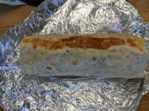 Burrito at Gaia's Garden Cafe in St George