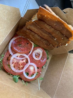 BLT  at Gaia's Garden Cafe in St George