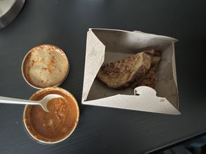 Grilled cheese and hearty tomato soup   at Gaia's Garden Cafe in St George