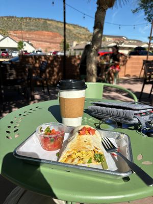   at Gaia's Garden Cafe in St George