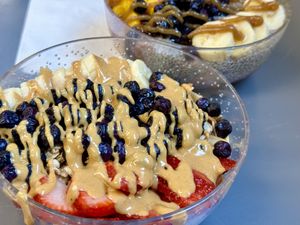 Açaí Bowls  at Gaia's Garden Cafe in St George