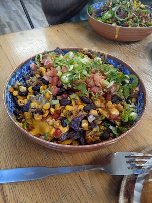 Nachos at Gaia's Garden Cafe in St George