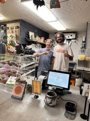 Friendly staff  at Gaia's Garden Cafe in St George