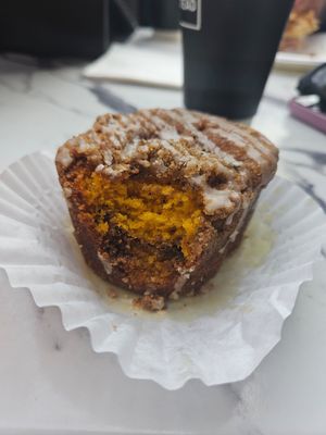 Pumpkin coffee cake at Gaia's Garden Cafe in St George