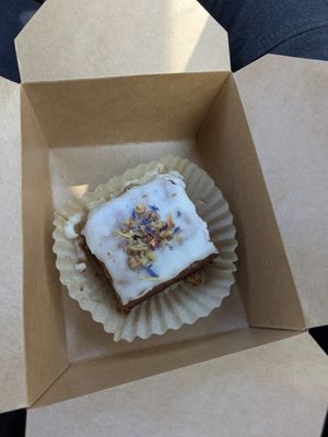 Carrot Cake at Gaia's Garden Cafe in St George