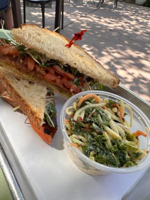 Yummy BLT  at Gaia's Garden Cafe in St George