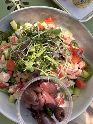 Mediterranean Rice Bowl   at Gaia's Garden Cafe in St George