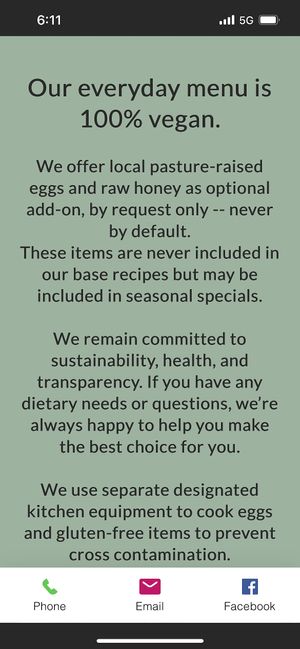   at Gaia's Garden Cafe in St George