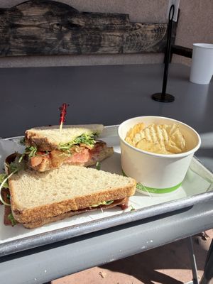 BLT  at Gaia's Garden Cafe in St George