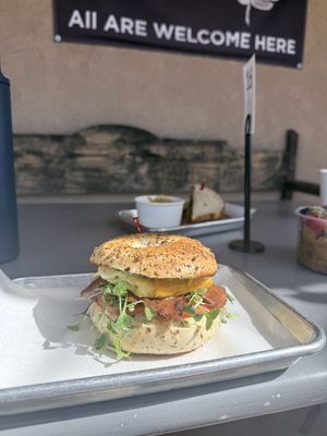 Breakfast Sandwich  at Gaia's Garden Cafe in St George