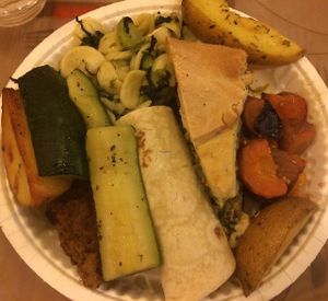 Mixed plate for dinner. DELICIOUS but EXPENSIVE. (€16) at Mens Sana - Barbabietole Rosmarino in Milan