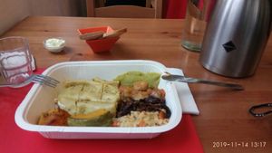 My first meal in the restaurant at Mens Sana - Barbabietole Rosmarino in Milan