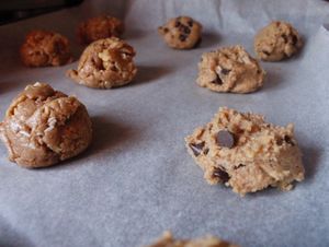 Homemade cookie dough! 

We made a batch of walnut and  peanut butter cookies and cocoa nibs and almond cookies we always have so much compliments on our cookies  at 1218 in West London